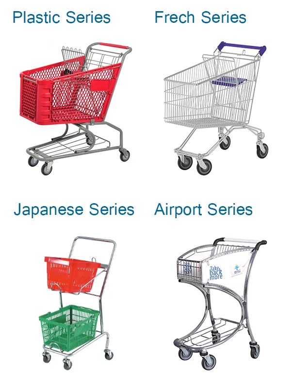 Grocery Store Supermarket Push Cart Shopping Trolley