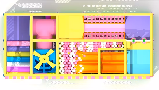 Indoor Playground Equipments for School and Super Market (TY-170512-4)
