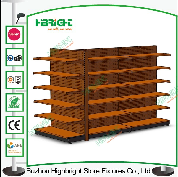 Cosmetic Display Shelving for Supermarket with LED