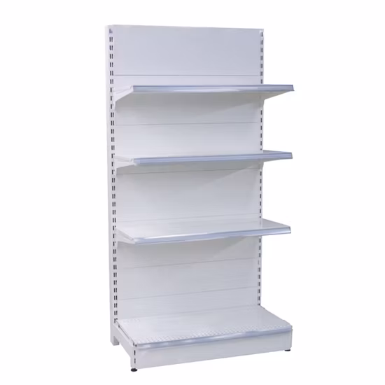 Scaffale per attrezzature, gondola, espositore in metallo, negozio di alimentari, shopping, scaffali del supermercato usati