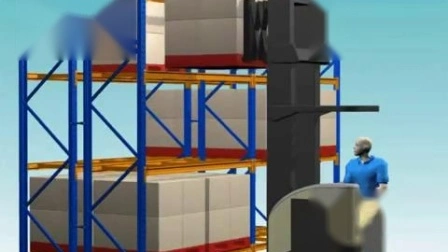 Sistema di scaffalature di stoccaggio Scaffalature per pallet a doppia profondità per carichi pesanti